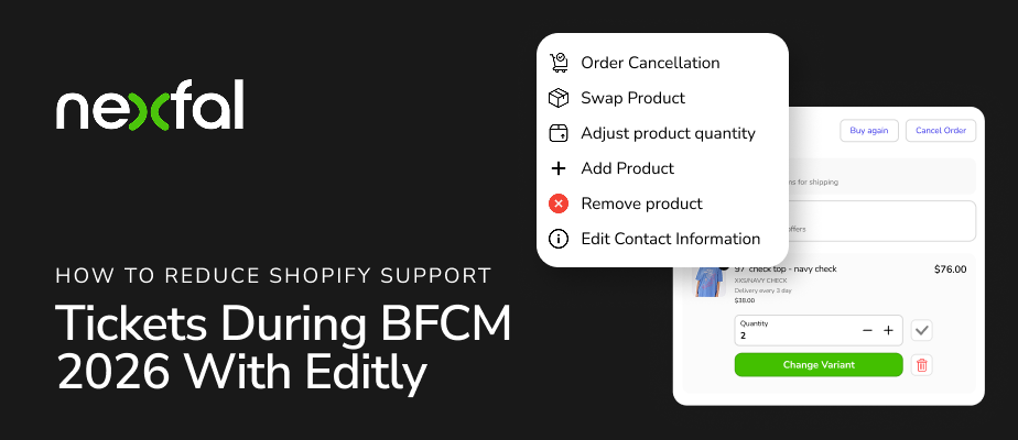 How to Reduce Shopify Support Tickets During BFCM 2026 With Editly