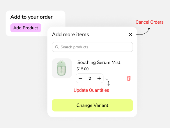 Give Customers More Control After Checkout