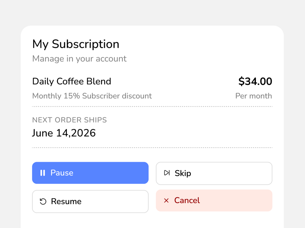 Give Customers Complete Control